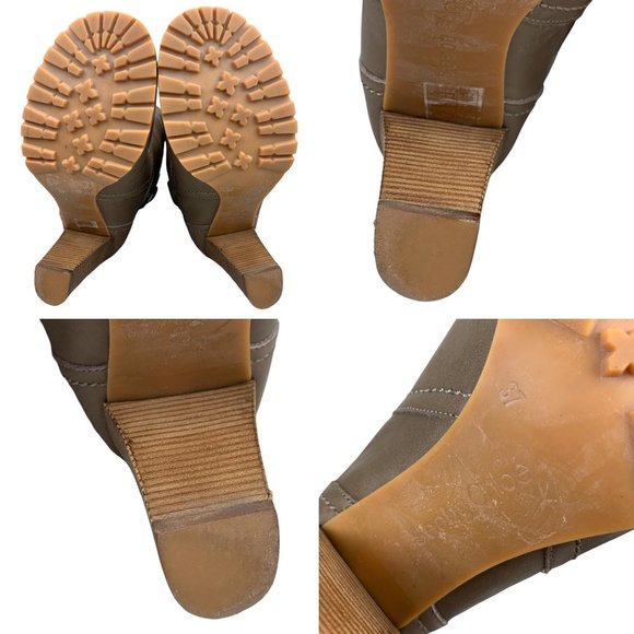 See By Chloe Brown Leather Mid Calf Boots Size 7 - Picture 9 of 16